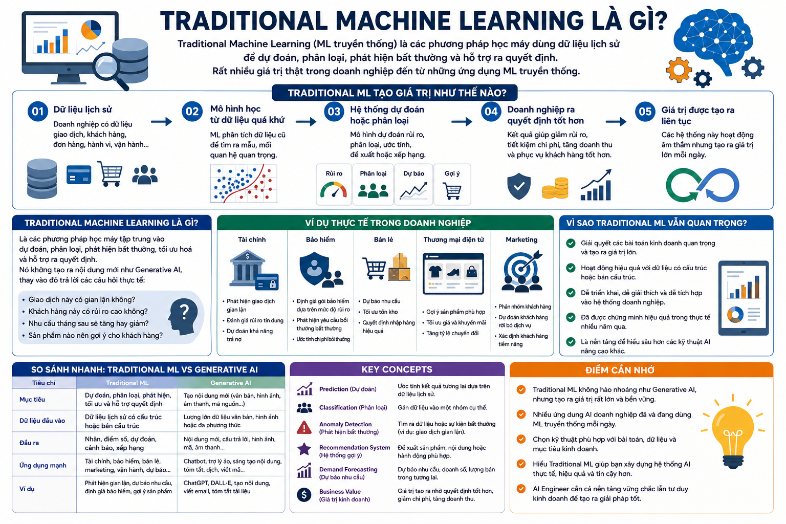 Minh họa Traditional Machine Learning là gì